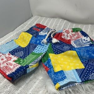 Mc2 Saint Barth Bandanna Print Swim Short Kid’s Size 12 Trunk
